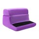 thumbnail image 5 of Soporte tipo almohada para teléfono, cojín para regazo, soporte plegable, accesorios y funda extraíble. Violeta, 5 of 9