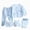 A16-Blue, variant on Infant Newborn Preemie Baby Baby Boy Girl Cotton Romper Hat Outfits Clothes Sets Layette Set Size 0-3 Months Girls Outfits&Set NIEWTR