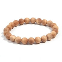 Nvzi-c Wooden Beaded Bracelet for Men and Women Lightweight Stretch Bracelet-Style D