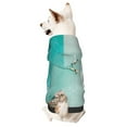 thumbnail image 5 of Uemuo Turquoise Beach Kayaking for Winter Dog Hoodie Sweatshirts with Pockets Warm Dog Clothes for Small Dogs Chihuahua-Large, 5 of 8