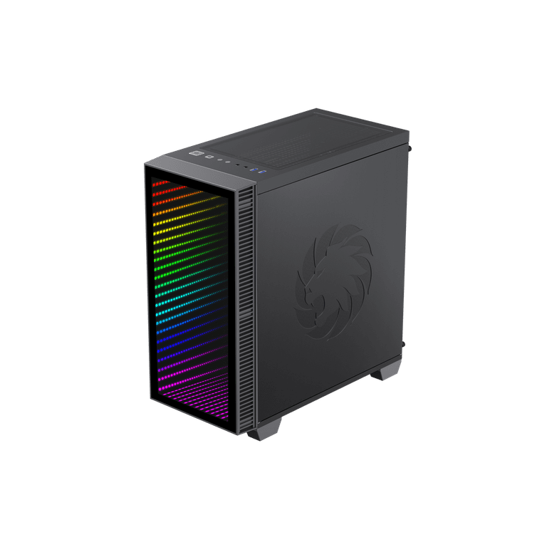 Gabinete GameMax Infinit Preto Com Led RGB, M-908
