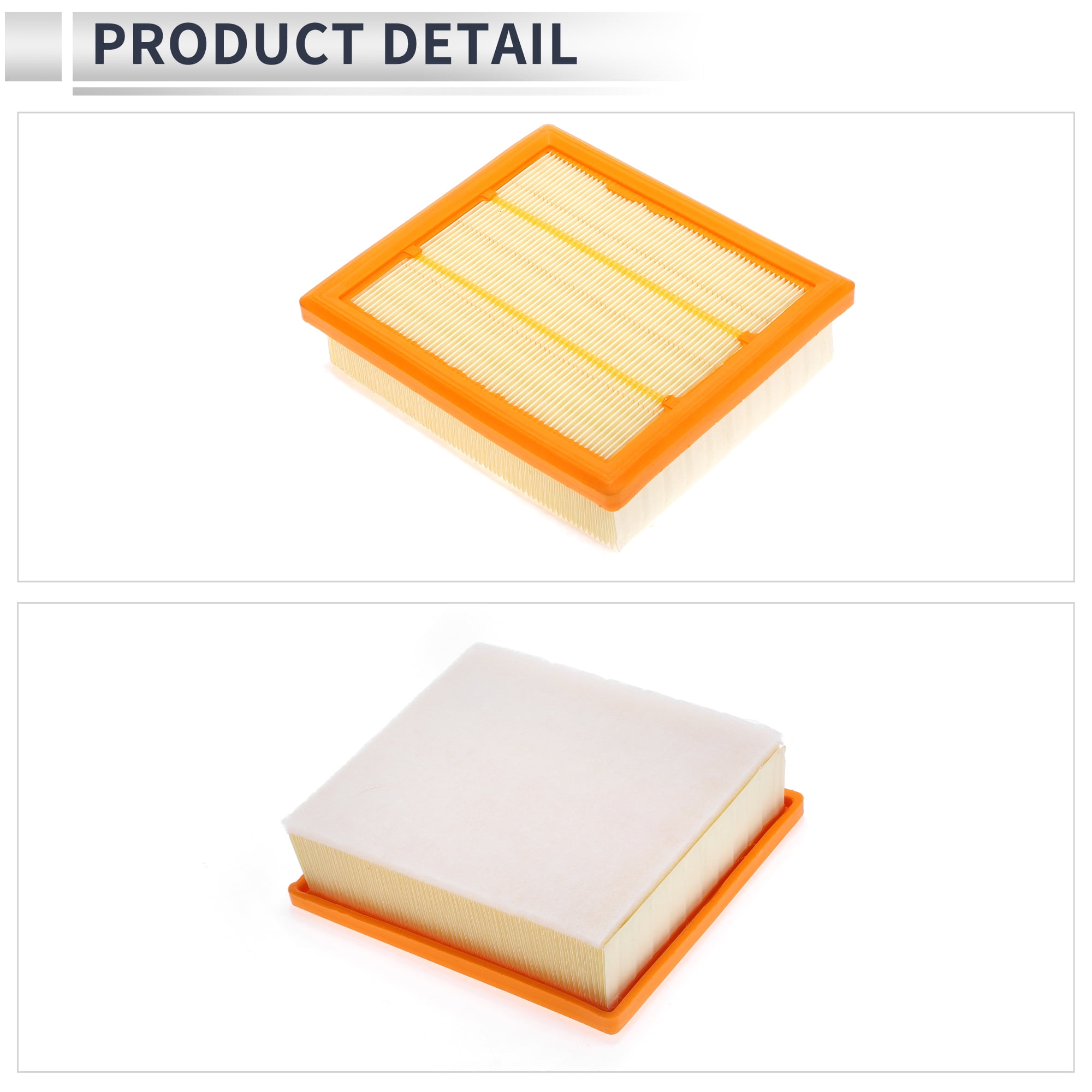 Unique Bargains 1pc Engine Air Filter for Jeep Compass 2017-2022 No.68247339AA/51977574