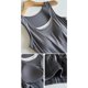 thumbnail image 5 of Pijama de manga corta para mujer, ligero y transpirable, con almohadillas para el pecho, ropa de casa y pijama, blusa de poliéster., 5 of 6