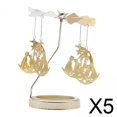 thumbnail image 1 of 5x Candelero Giratorio Candelero Giratorio De Metal Para Velas De Té Para Chimenea Gato, 1 of 8