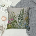 thumbnail image 2 of Nawypu  Decorative Throw Pillow Covers  Wild Flowers Pillow Covers, Spring Plant Pillowcase Soft Solid Square Cushion Case for Living Room Couch Bed Sofa, 2 of 5
