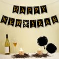 thumbnail image 2 of 13Pcs/Set Party Banner Gold-Printed Multi-purpose Eco-friendly Glitter 2022 Happy New Year Banner for New Year, 2 of 8
