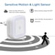 thumbnail image 3 of Lámpara LED automática de 2 piezas de luz nocturna de 0,5 W con sensor de movimiento PIR físico para habitación de niños, baño, entrada, escalera, pasillo y pasillo - Luz cálida, 3 of 5
