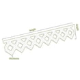 thumbnail image 2 of 8"H x 5/8"P x 48"L Stanley Architectural Grade PVC Running Trim, 2 of 5