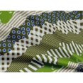 thumbnail image 5 of oneOone Rayon Green Fabric Patchwork Sewing Craft Projects Fabric Prints By Yard 56 Inch Wide, 5 of 5