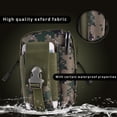 thumbnail image 2 of Riñonera unisex para actividades al aire libre, duradera y multifuncional, con diseño de camuflaje de jungla digital, para uso deportivo y táctico, 2 of 8