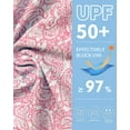 thumbnail image 4 of UPF 50+ Sun Protection Hoodie for Women Lightweight Long Sleeve Beach Cover Up Jacket Quick Dry Swim Shirt with Zipper Pockets, 4 of 6