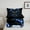 Black Blue, variant on Castle Fairy 2-Piece Twin Comforter Set with Skull Green Lightning Design