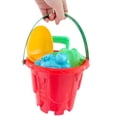 thumbnail image 5 of VISALY Rastrillo de arena para niños, juguetes de playa, herramientas, cubo, pala de agua para playa, 7 piezas, educativo, 5 of 5