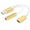 Gold, variant on Extension Cord Charger Aux Line USB C Audio Cable Type C to 3.5 mm Earphone Adapter 2 in 1 Converter SILVER
