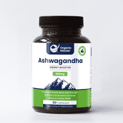 Organic Ashwagandha (Indian Ginseng) Capsules : Rejuvenating Tonic - 90 Capsules - Organic Glacier