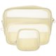 thumbnail image 1 of FOMIYES 3Ud Bolsa Organizadora De Maquillaje Beige Con Múltiples Compartimentos Para Viaje, 1 of 6