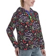 thumbnail image 6 of Sikiie Snakes And Snake Fruit Women's Casual Hoodies Long Sleeve Lightweight Pullover Tops Loose Sweatshirt-X-Large, 6 of 7