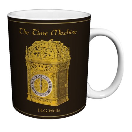 - H.G. Wells Time Machine Classic Literature Literary Vintage Book Cover Art Decorative Ceramic Gift Coffee (Tea, Cocoa) 11 Oz. Mug