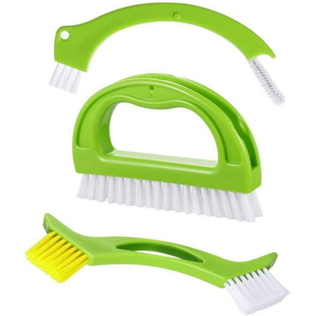 

Floor Scrub Brush Set|Household Gap Cleaning Brush|Window Sill Cleaning Tool Comfort Grip Cleaning Brush for Cups Bottles Bathroom Kitchen Sink Floor