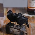 thumbnail image 2 of Halloween Crow Decoration 3-Inch Black Crows For Halloween: Realistic Artificial Birds, Perfect For Seasonal Displays, 2 of 7