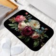 thumbnail image 6 of 1pc Bouquet of Flowers Absorbent Non-Slip Bathroom Thickened Flannel Rug Decor,Soft,Quick Drying,Suitable For Indoor/outdoor Use,Bathrooms,Bedrooms,Kitchens,Terrace,Laundry Rooms,16"x24", 6 of 9