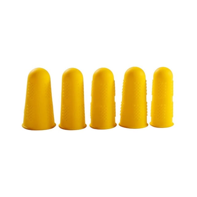 5Pcs Silicone Finger Protector Anti-Scratch High Temperature Resistant Anti-Scald Anti-Slip Anti-Cut Finger For Cooking Kitchen