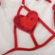 thumbnail image 4 of Conjunto de ropa interior de lencería sexy con cuello halter ultrafino bordado con amor para mujer Fridja nalpqowj41524, 4 of 5