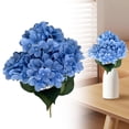 thumbnail image 1 of Hydrangea Artificial Flowers Large Artificial Hydrangeas Flowers For Home Decor Indoor Wedding Flowers Bouquets Flowers Kitchen Centerpiece Table Decorations, 1 of 9