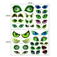 thumbnail image 2 of Halloween Spooky Eyes Sticker,DIY Halloween Glow in The Dark Demon Eyes Wall Decals,Self-Adhesive Luminous Peeping Eye Stickers Decoration for Party Favors Windows Cling, 2 of 6