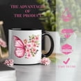 thumbnail image 3 of 20 Pcs UV DTF Cup Wraps 10 Styles Butterfly Stickers Watercolor Flowers Rub on Decals Waterproof Transfer Stickers for 16 OZ Glass Cups Wood Crafts colorful, 3 of 9