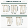 thumbnail image 5 of 4 Panels 100% Blackout Curtains 52x84 Inch, Grommet Window Curtains for Bedroom & Living Room, Blue, 5 of 8