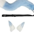 thumbnail image 2 of Tail Cosplay Set For Cat Wolf With And Craft And Fine Authentic Wide Application For Performance Shows And Grey Blue, 2 of 6