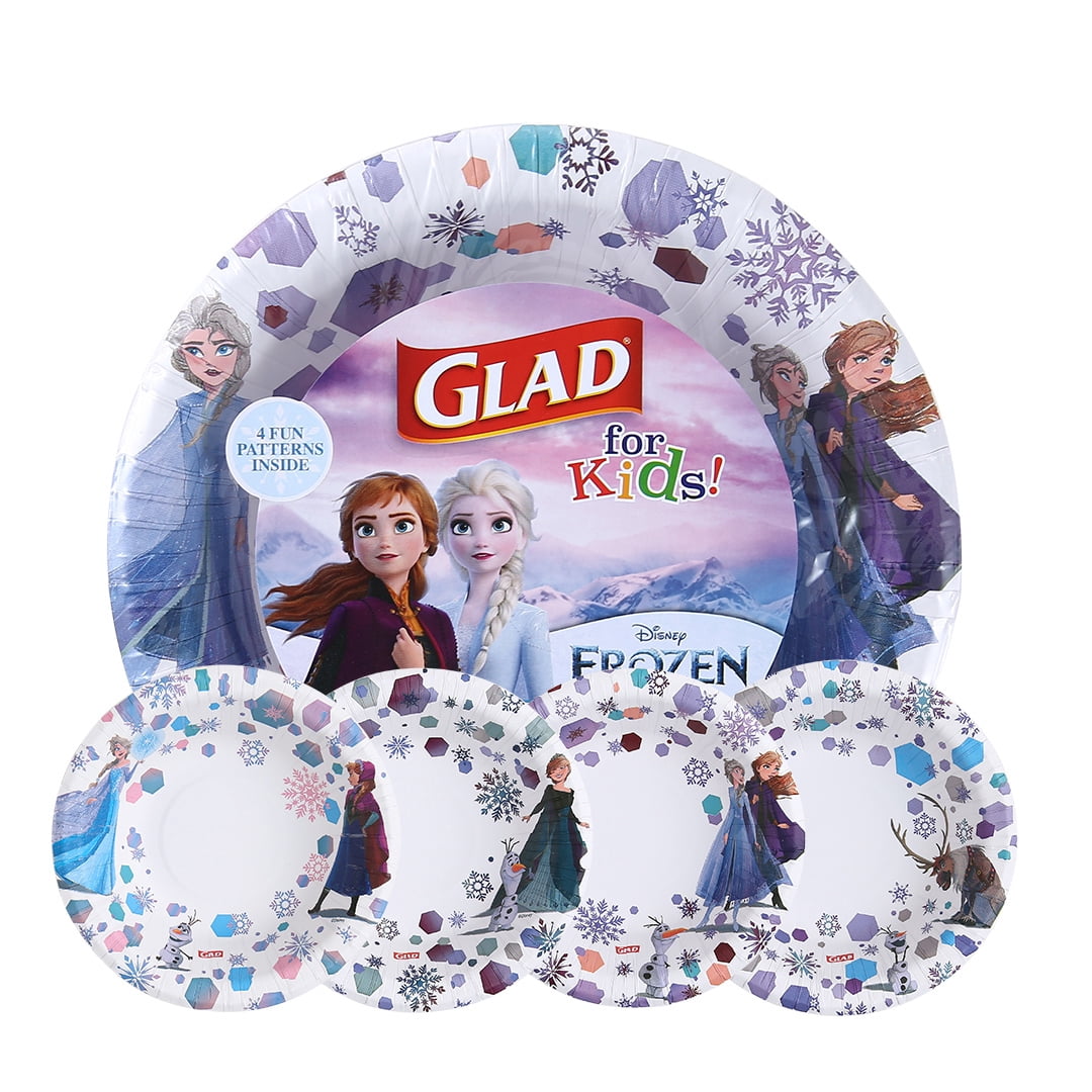 Glad Kids - 12oz Paper Bowls 40ct - Frozen - MIXED PACK