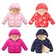 thumbnail image 2 of Chaqueta gruesa de invierno para niños y niñas, cálida, con cremallera, capucha, cortavientos, bonita ropa de abrigo, 2-6T, 2 of 6
