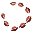 thumbnail image 1 of BESTYASH Para Fiesta De Fútbol Con Guirnalda Colgante Marrón Clara Para Ambiente Festivo, 1 of 8