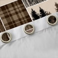 thumbnail image 4 of Homewish Safari Deer Curtains Pack of 2 (42x84 Each),Rustic Farmhouse Cabin Curtains Blackout,Brown Beige Black Bedroom Curtains For Adults,Ultra Soft Home Decor, 4 of 6