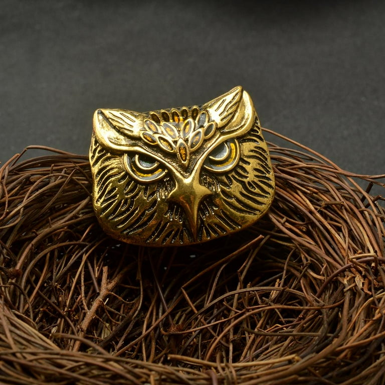 Vintage on sale owl brooch