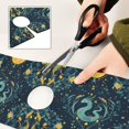 thumbnail image 6 of Yayeee Faucet Mat for Kitchen Sink 30" Diatomite Long Splash Guard Pad, Green Dragon Flowers, 2 Pack, 6 of 7