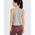 thumbnail image 2 of CRZ YOGA Women's Pima Cotton Sleeveless Loose Tank Tops Gym Yoga Tops Athletic Shirts, 2 of 7