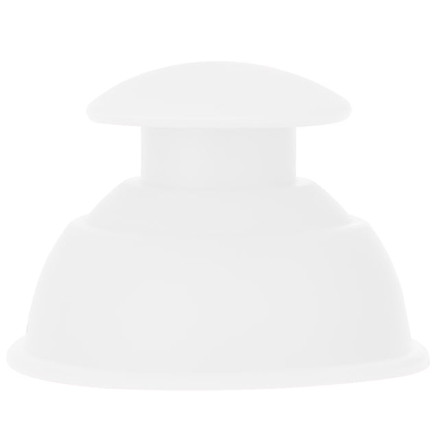 Ventosa de silicona absorbente de humedad anticelulítica para masaje (blanca)