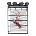 thumbnail image 4 of RC 1:10 Roof Rack Luggage RC Car Carrier Led Light Bar for HPI CC01 AXIAL SCX10 D90, 4 of 9