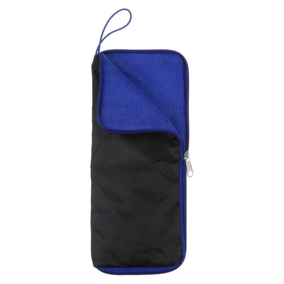Uxcell Wet Umbrellas Bag 11"x5" Superfine Fiber Reversible Umbrellas Sleeve Cover Portable Waterproof Case Blue