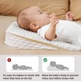 thumbnail image 3 of WIFKLSIIPG Вaby Wеdgе Pillow Pregnancy Wedge Pillow for 0 3 Years Incline Reflux Cushion Foam for Pram Cot Bed Flat Hеad(Pink), 3 of 3