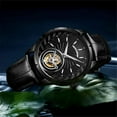 thumbnail image 4 of AESOP Real Tourbillon Skeleton Hand-Wind Mechanical Wristwatch Men Sapphire Crystal Manual Business Dress Watch Clock Man Luminous Leather Band, 4 of 7