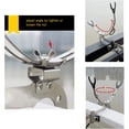 thumbnail image 3 of AMYSPORTS Adjustable Clamp Rod Holder Fishing Clamp Marine Rod Holders Boat Folding Stainless Pole Holder Boat Rack, 3 of 5