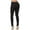 Black, variant on DuoJiaJ Fashion Women's Color High Waisted Straight Barrel Small Feet Jeans High Waisted Casual Work Pants Women