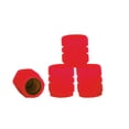 thumbnail image 1 of Scienceny 4 piezas de tapa de vástago de válvula de neumático de coche luz de cubo de camión de vehículo luminoso en cubierta oscura Automoción decorativa y accesorios Rojo, 1 of 6