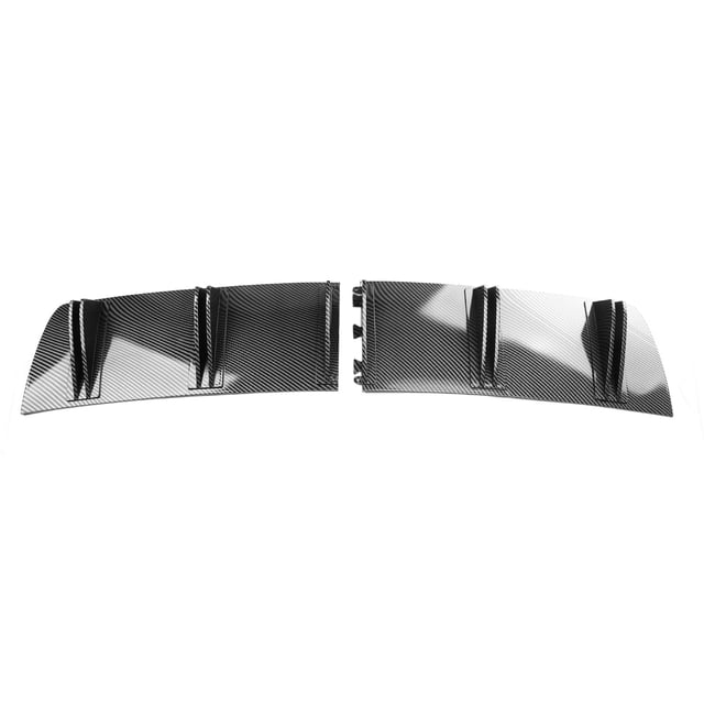 Amdohai Rear Bumper Lip Diffuser 5 Fin Universal Car Rear Bumper Chassis Carbon Fiber Spoiler Shark Fin Car Modified Styling Accessories