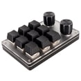 thumbnail image 1 of Red Switch Custom Knob Macro Keyboard Ergonomic USB Mini Keypad for Desktop PC Office Work, 1 of 7
