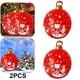 thumbnail image 1 of 2 Bolas Papá Noel 60 Cm Muñeco Nieve Regalos Versátiles para (D), 1 of 4